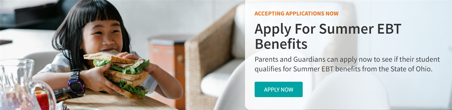 applications for Summer EBT benefits is now live